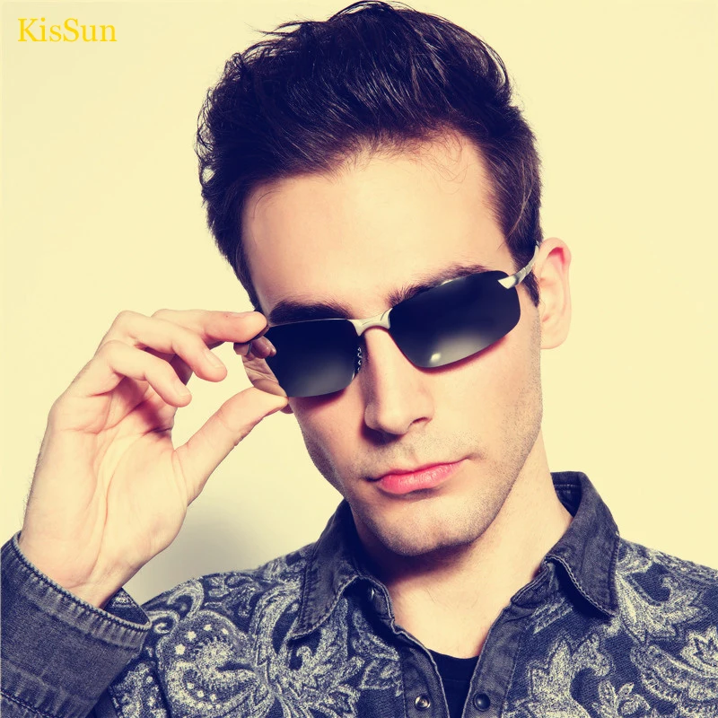 142mm Polarized Fashion Sunglasses Men Driving Glasses Mirror Sunglasses for Me Goggles Night Vision Rimless Eyeglasses
142mm Polarized Fashion Sunglasses Men Driving Glasses Mirror Sunglasses for Me Goggles Night Vision Rimless Eyeglasses