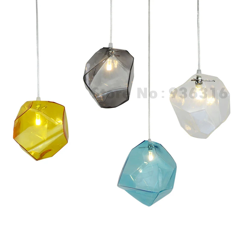 Modern Colorful Color Stone Glass Pendant Lights Retro Hanging Restaurant Lustres G4 LED Bulbs Fixture indoor lighting
Modern Colorful Color Stone Glass Pendant Lights Retro Hanging Restaurant Lustres G4 LED Bulbs Fixture indoor lighting