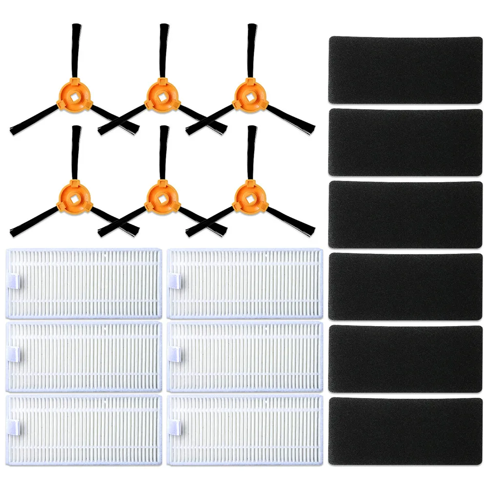 6 PCS Filter & Sponge Filter +6*Side Brushes Kits for RoboVac 11 Robotic Cleaner Replacement Parts Accessories
6 PCS Filter & Sponge Filter +6*Side Brushes Kits for RoboVac 11 Robotic Cleaner Replacement Parts Accessories