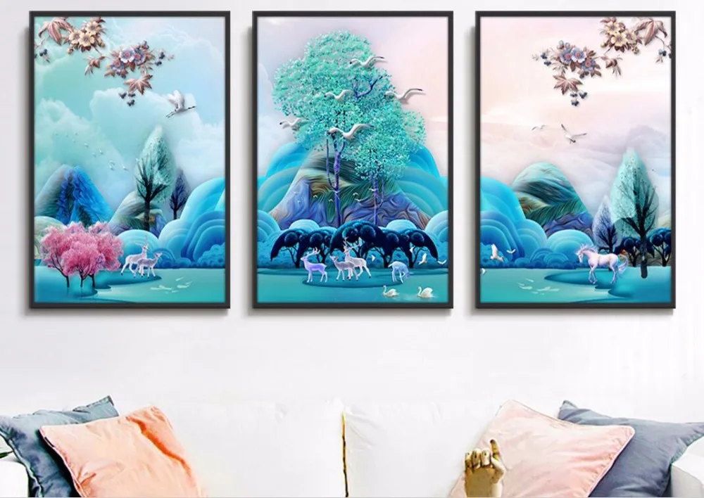 small fresh abstract three-dimensional reliefs landscape elk forest flowers birds Horse Swan Lake beautiful unframed 17230793
small fresh abstract three-dimensional reliefs landscape elk forest flowers birds Horse Swan Lake beautiful unframed 17230793