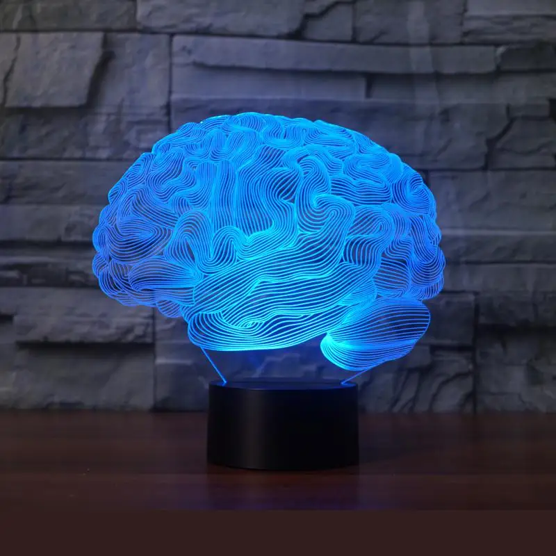 New Brain 3d Lights 7 Colorful Remote Control Lamp Acrylic 3d Led Lamp Novelty Luminaria Led Night Light Lamps
New Brain 3d Lights 7 Colorful Remote Control Lamp Acrylic 3d Led Lamp Novelty Luminaria Led Night Light Lamps