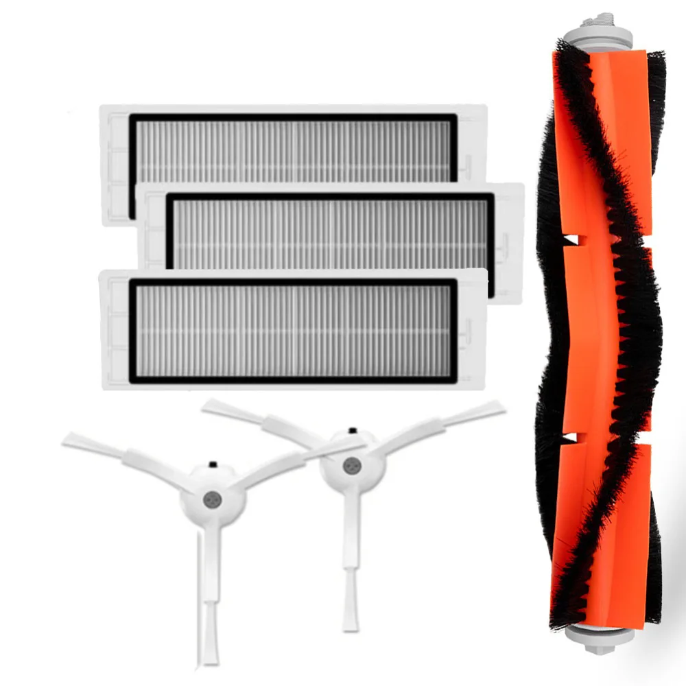2 * side brush + 3* HEPA filter + 1* main brush Suitable for Xiaomi Mi Robot Mijia 1s 1st SDJQR01RR 2 roborock s50 s51 s52
2 * side brush + 3* HEPA filter + 1* main brush Suitable for Xiaomi Mi Robot Mijia 1s 1st SDJQR01RR 2 roborock s50 s51 s52