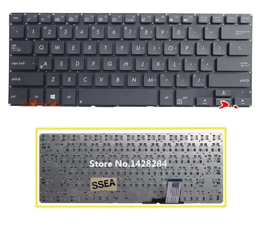 Клавиатура SSEA для ноутбука ASUS BU400, BU400V, BU400A, B400A, B33E, B23E, без рамки
Клавиатура SSEA для ноутбука ASUS BU400, BU400V, BU400A, B400A, B33E, B23E, без рамки