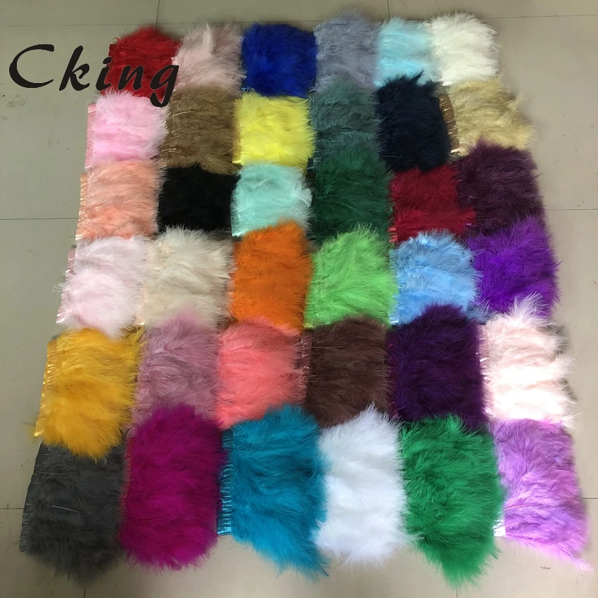 10Meter Long 15-20cm Turkey Marabou Feather Trim Sewing Colored Fly Tying Feather For Sale Craft Decoration Centerpieces Wedding
10Meter Long 15-20cm Turkey Marabou Feather Trim Sewing Colored Fly Tying Feather For Sale Craft Decoration Centerpieces Wedding