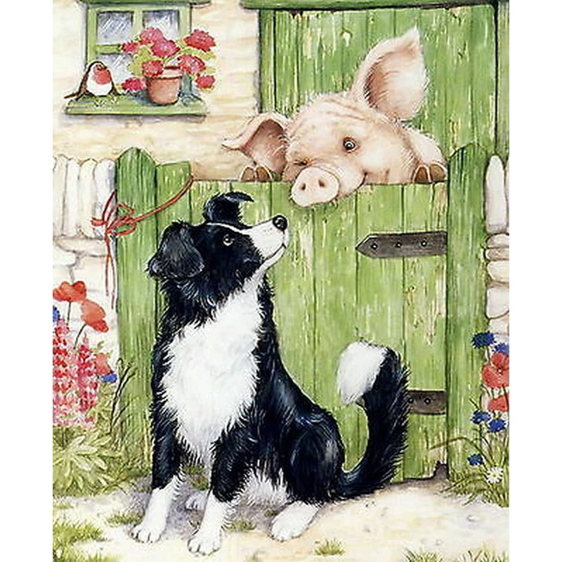YIKEE diamond painting Pigs and dogs,3d diamond,5d full drill square diamond painting K1552
YIKEE diamond painting Pigs and dogs,3d diamond,5d full drill square diamond painting K1552