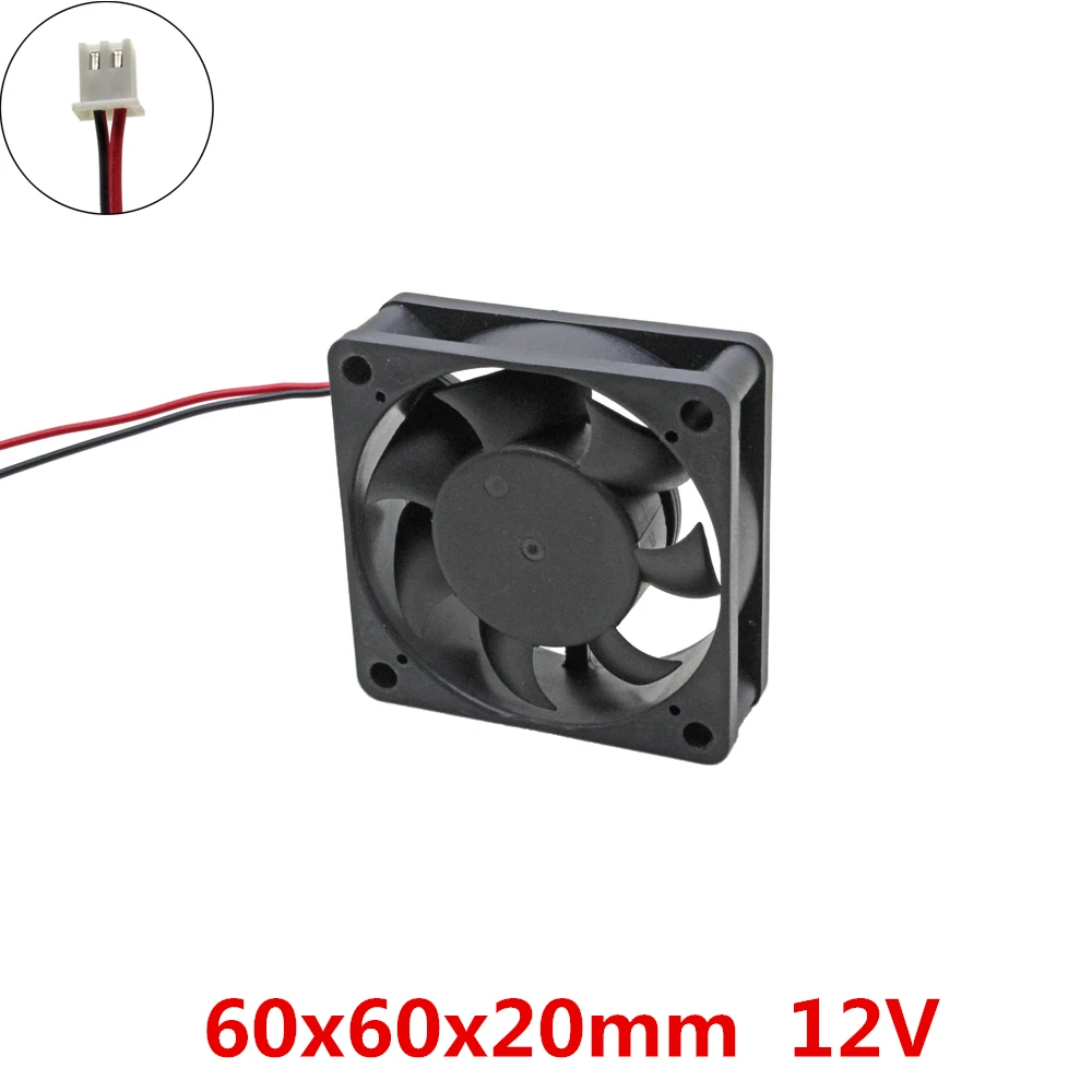 3pcs/lot 60x60x20mm 6020 fans DC 12V Brushless 6cm Fans cooling fan cooler radiator
3pcs/lot 60x60x20mm 6020 fans DC 12V Brushless 6cm Fans cooling fan cooler radiator