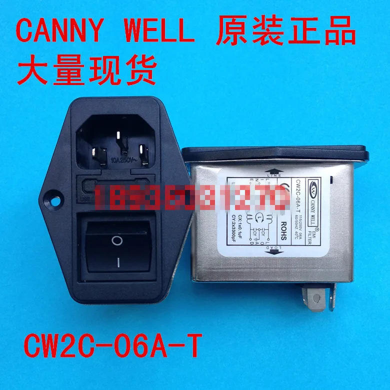 Original new 100% import three in the vicinity of the switch with an insurance power filter CW2C-6A/10A-T
Original new 100% import three in the vicinity of the switch with an insurance power filter CW2C-6A/10A-T