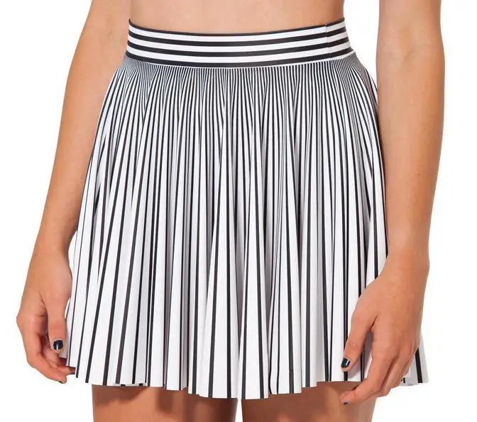 New Spring Women Skirt Vintage Black and White Striped Casual Mini Skirt Ladies Slim Short Elastic Waist Pleated Skirt
New Spring Women Skirt Vintage Black and White Striped Casual Mini Skirt Ladies Slim Short Elastic Waist Pleated Skirt
