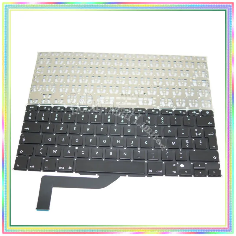 Совершенно новая Французская клавиатура AZERTY FR без подсветки для Macbook Retina 15,4 дюйма A1398 2013 2014 2015 года
Совершенно новая Французская клавиатура AZERTY FR без подсветки для Macbook Retina 15,4 дюйма A1398 2013 2014 2015 года