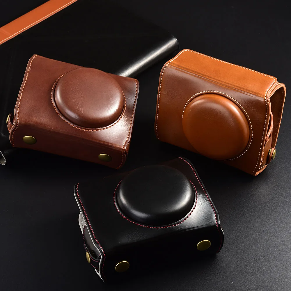 For Canon G7X G7 X Mark ii Camera Case Compatible Canon PowerShot Digital Camera with Camera Strap Brown Black Coffee
For Canon G7X G7 X Mark ii Camera Case Compatible Canon PowerShot Digital Camera with Camera Strap Brown Black Coffee