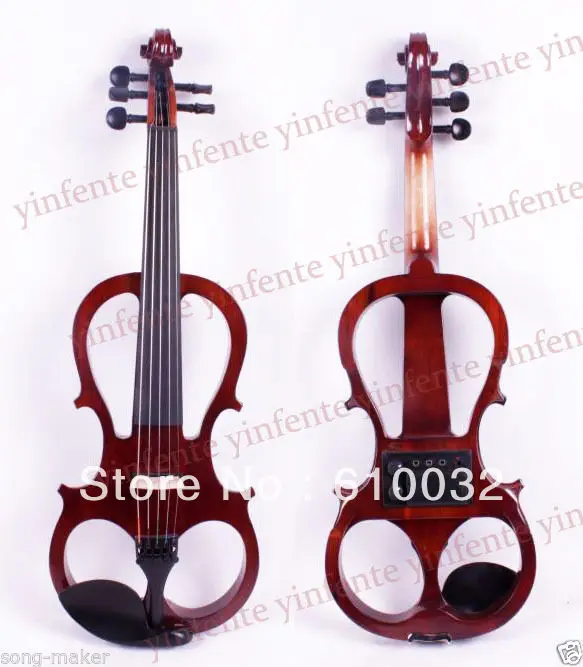 New 5 string 16'' Electric Viola Silent Solid Wood Body Powerful Sound Case Bow
New 5 string 16'' Electric Viola Silent Solid Wood Body Powerful Sound Case Bow
