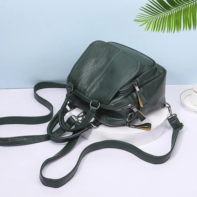 New 2021 Women Small Backpack Pu Leather Fashion Backpack Teenage Girls Casual Bags Double Shoulder School Bags Black
New 2021 Women Small Backpack Pu Leather Fashion Backpack Teenage Girls Casual Bags Double Shoulder School Bags Black