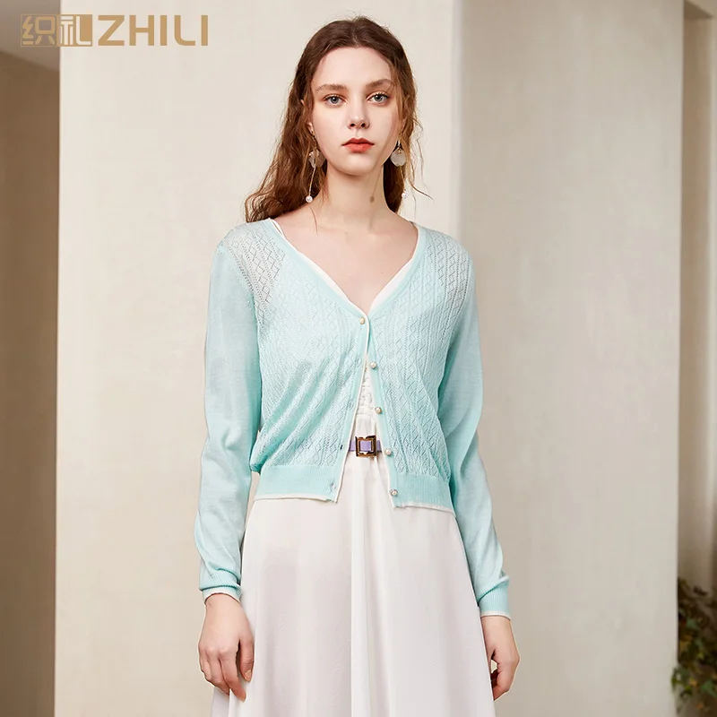 ZHILI Spring and Summer 2019 Sweet Comfortable Long Sleeve Cropped Cardigan (S-4XL)
ZHILI Spring and Summer 2019 Sweet Comfortable Long Sleeve Cropped Cardigan (S-4XL)
