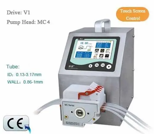 Peristaltic Pump V1 Dispensing 8 channel MC8 10 Roller 0.000067 -32ml/min per channel CE Certification One Year Warranty
Peristaltic Pump V1 Dispensing 8 channel MC8 10 Roller 0.000067 -32ml/min per channel CE Certification One Year Warranty