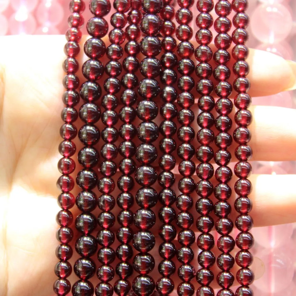 Top Natural Garnet Whine Red Clear Semi-precious Stone Beads For Jewelry Making DIY Bracelet Necklace 6/8/10 mm Strand 15.5'
Top Natural Garnet Whine Red Clear Semi-precious Stone Beads For Jewelry Making DIY Bracelet Necklace 6/8/10 mm Strand 15.5'