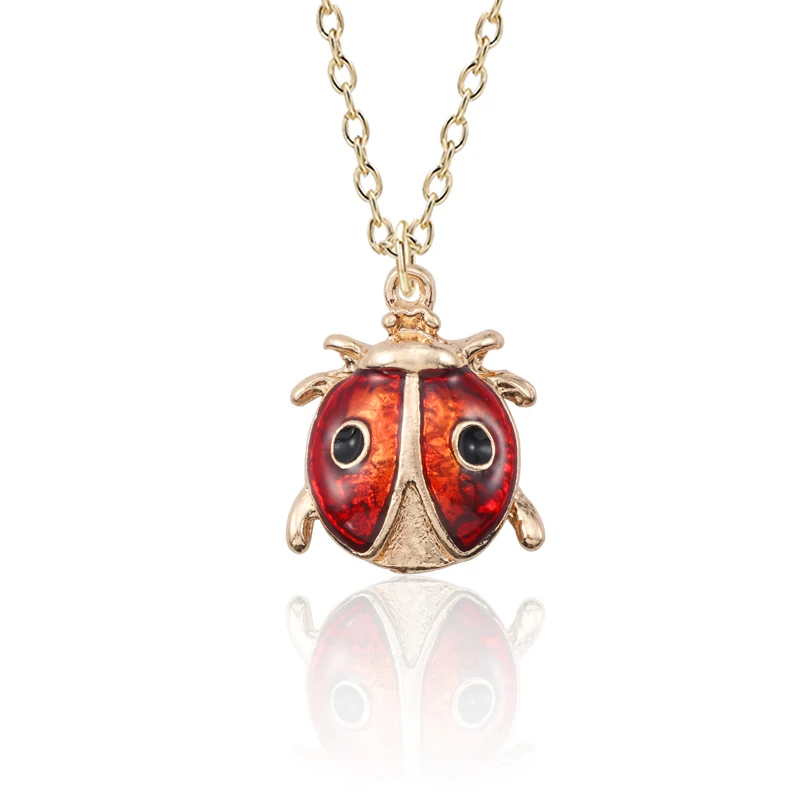 Mini Beetle Ladybug Ladybird Pendants Necklaces Lovely Enamel Insect Animal Necklace For Women Gold Jewelry For Kids Children
Mini Beetle Ladybug Ladybird Pendants Necklaces Lovely Enamel Insect Animal Necklace For Women Gold Jewelry For Kids Children