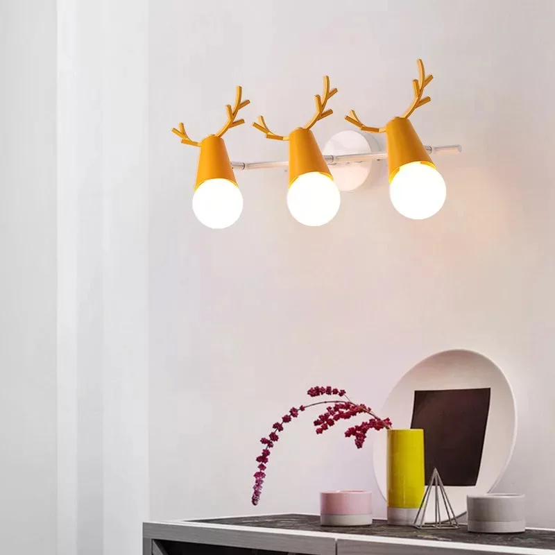 HAWBERRY LED modern minimalist interior lighting home three lamp head macaron style girl bedroom bedside study wall lamp
HAWBERRY LED modern minimalist interior lighting home three lamp head macaron style girl bedroom bedside study wall lamp