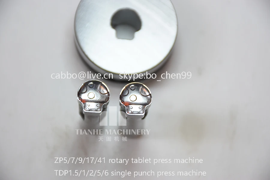 3D Mushroom Mold / Die for Tablet Press Machine Customized Punch /Tablet Press Tool TDP0 TDP1.5 TDP5 Mold of Candy Press Machine
3D Mushroom Mold / Die for Tablet Press Machine Customized Punch /Tablet Press Tool TDP0 TDP1.5 TDP5 Mold of Candy Press Machine