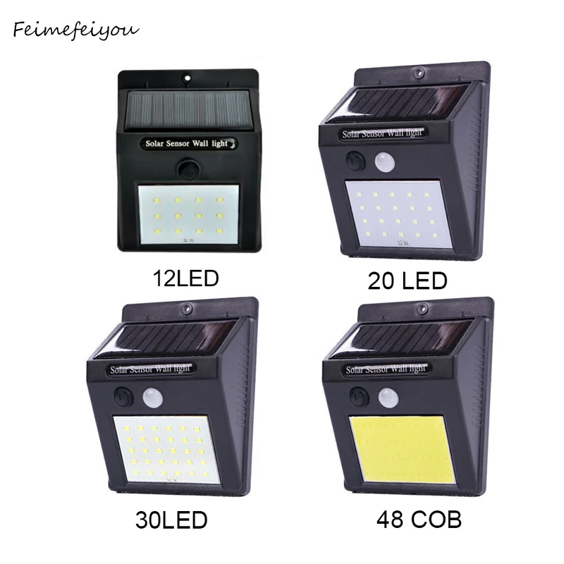 Solar Lights Outdoor 12 20 30 48 LED Super Bright PIR motion sensor 3 Modes Switch Wireless Waterproof Solar Powered Security
Solar Lights Outdoor 12 20 30 48 LED Super Bright PIR motion sensor 3 Modes Switch Wireless Waterproof Solar Powered Security