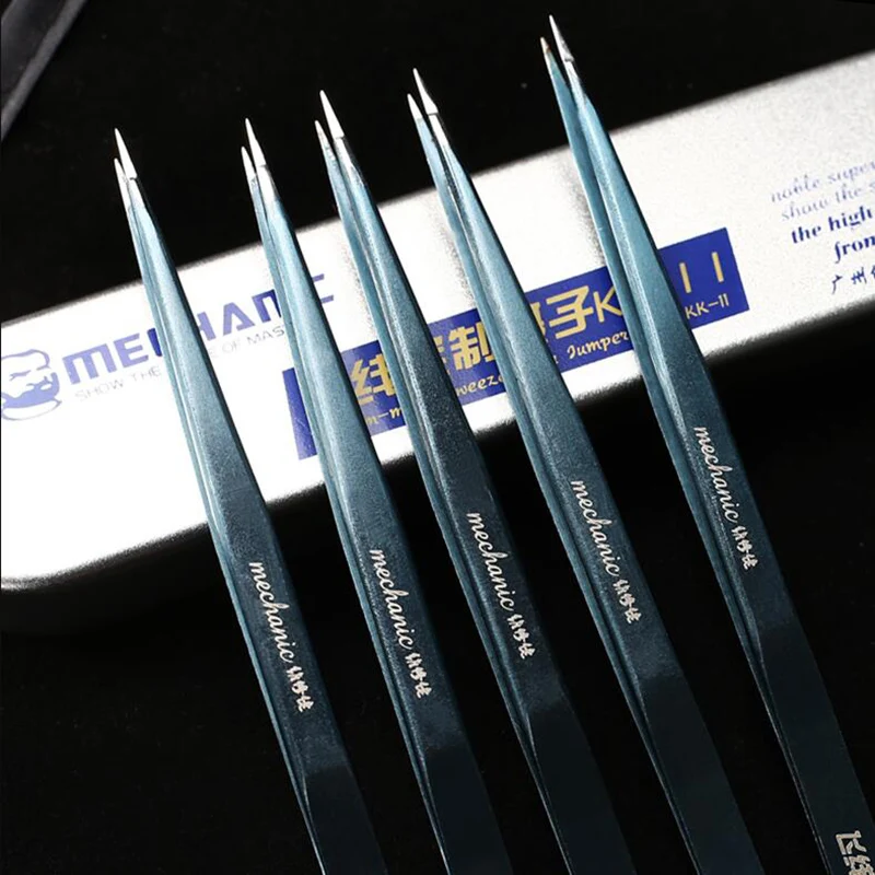 Jyrkior Mechanic KK-11 100% Handword Polished Fly Line Tweezer Professional For Mobile Phone Mainboard Customize Repair Tool
Jyrkior Mechanic KK-11 100% Handword Polished Fly Line Tweezer Professional For Mobile Phone Mainboard Customize Repair Tool