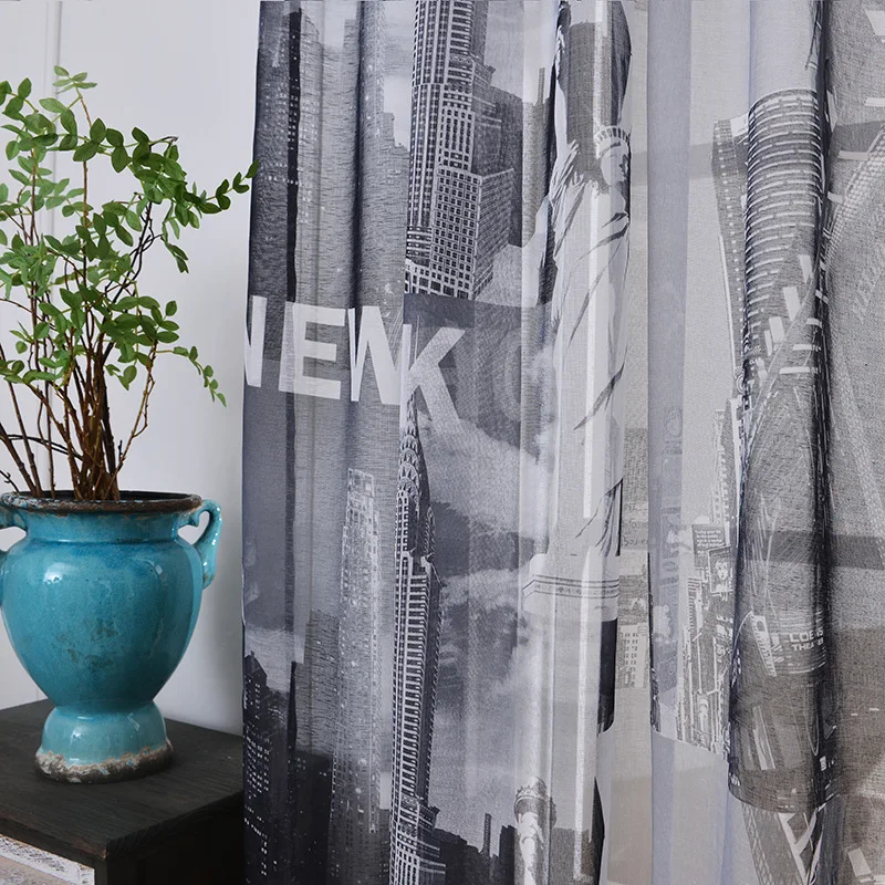 2018 sheer curtains for bedroom Statue of Liberty New York window Curtains for Living Room kitchen curtains tulles sheers 1pc
2018 sheer curtains for bedroom Statue of Liberty New York window Curtains for Living Room kitchen curtains tulles sheers 1pc