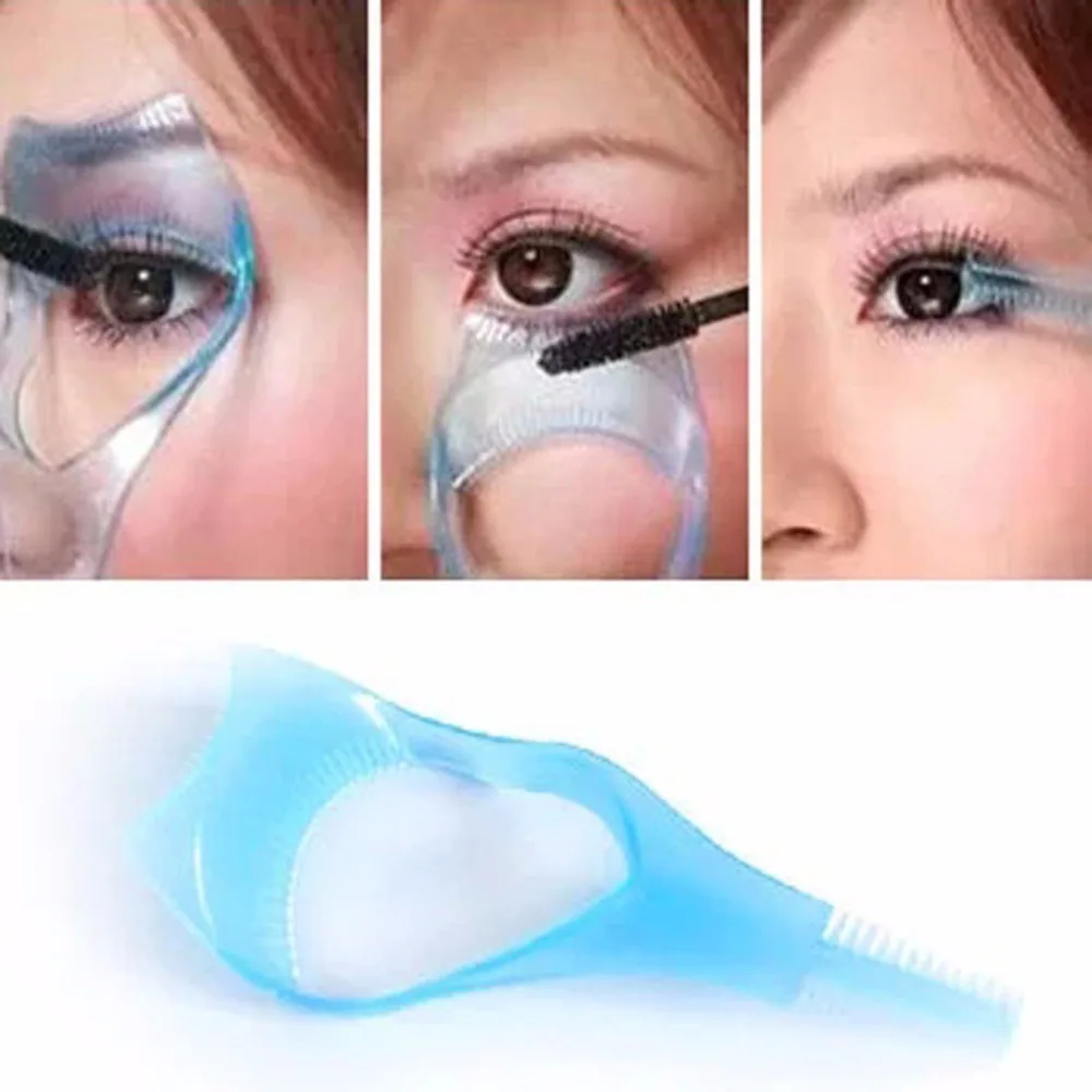New 3 In 1 Mascara Eyelash Applicator Eye Lashes Guide Card Comb Makeup Cosmetic Tools 1PC
New 3 In 1 Mascara Eyelash Applicator Eye Lashes Guide Card Comb Makeup Cosmetic Tools 1PC