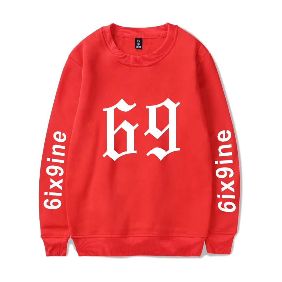 Rapper 6ix9ine Casual Clothes 2019 Hot Sale Capless Long Sleeves Men/Women 6ix9ine Hoodies Sweatshirts Red Hip Hop Streetwear
Rapper 6ix9ine Casual Clothes 2019 Hot Sale Capless Long Sleeves Men/Women 6ix9ine Hoodies Sweatshirts Red Hip Hop Streetwear