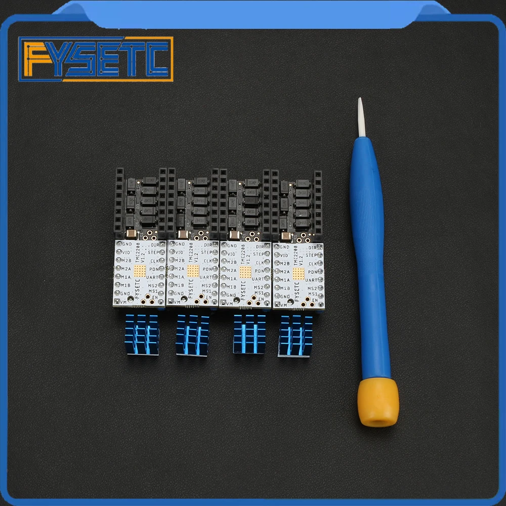 6pcs Latest TMC2208 V1.2 with Protector Stepstick Stepping Motor Mute Driver Freely Using UART Flying Wires Replace TMC2100
6pcs Latest TMC2208 V1.2 with Protector Stepstick Stepping Motor Mute Driver Freely Using UART Flying Wires Replace TMC2100