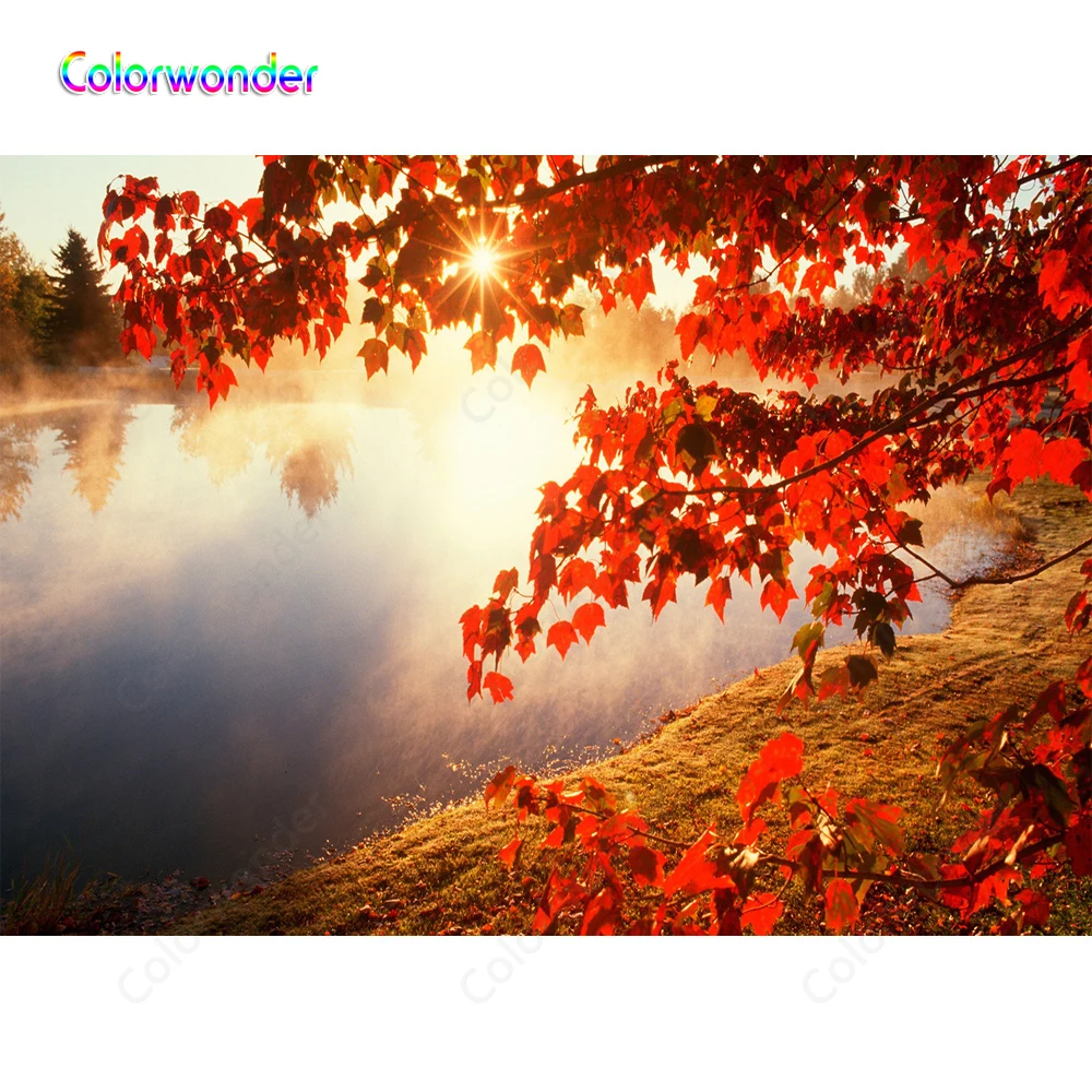 Photography Background Red Maple Trees with Leaves Clear Leak with Grass 7x5ft Sunset Nature Scenery Backdrops for Photo Booth
Photography Background Red Maple Trees with Leaves Clear Leak with Grass 7x5ft Sunset Nature Scenery Backdrops for Photo Booth
