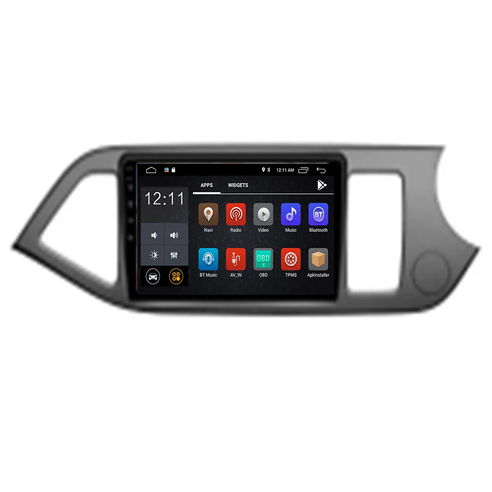 Автомагнитола 2DIN Android 10 8 ядер PX5 9 дюймов для KIA PICANTO Morning RHD 2011 2012 2013 2014 GPS Wi