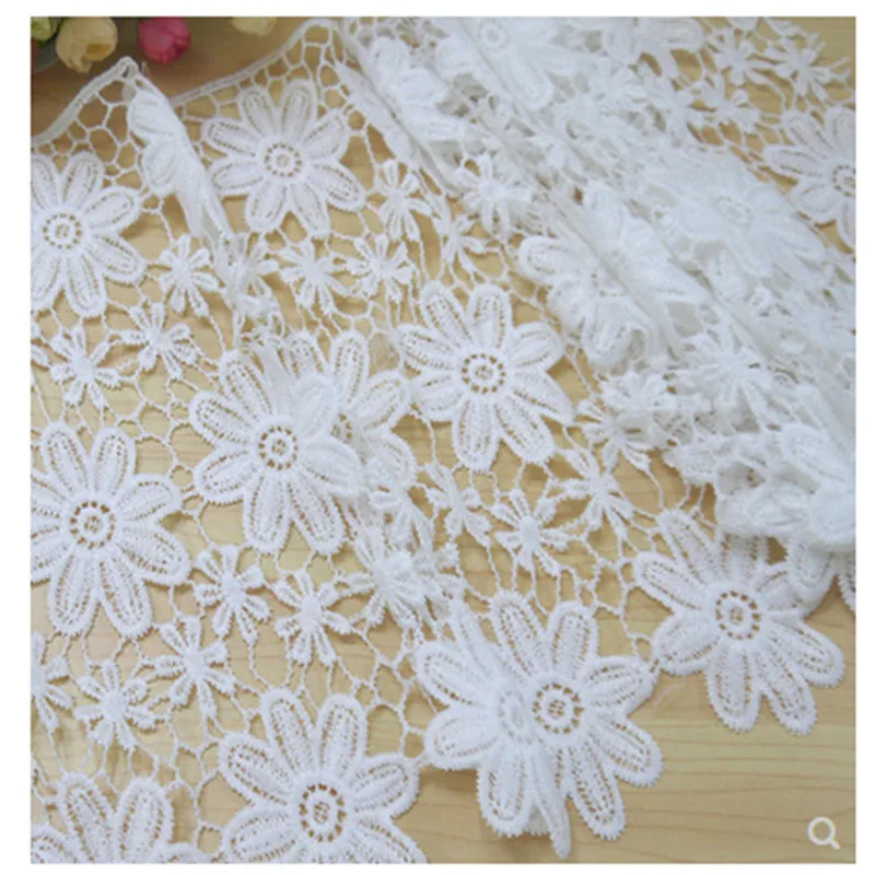 Shidao white polyester embroidered sewing ribbon guipure lace trim or fabric warp knitting DIY Garment Accessories free shipping
Shidao white polyester embroidered sewing ribbon guipure lace trim or fabric warp knitting DIY Garment Accessories free shipping