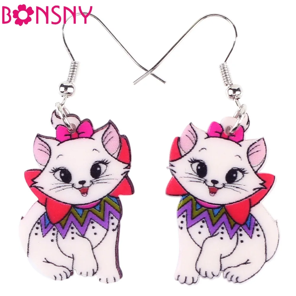 Bonsny DropLong Acrylic Dangle Brand Bijoux Animal Jewelry Cat Cartoon New 2016 Girls Women Cat Earrings Accessories
Bonsny DropLong Acrylic Dangle Brand Bijoux Animal Jewelry Cat Cartoon New 2016 Girls Women Cat Earrings Accessories
