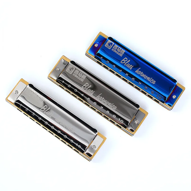 Brand Hot Selling 10 Holes 20 Tone Harmonica Blues Harps Key of C Silver Color Mouth Organ High Quality Diatonic Harp
Brand Hot Selling 10 Holes 20 Tone Harmonica Blues Harps Key of C Silver Color Mouth Organ High Quality Diatonic Harp