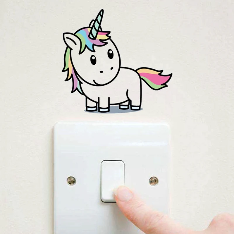 Cartoon Unicorn Light Switch Color Wall Stickers For Kids Rooms Bedroom Removable Switch Wall Art Decals Home Decor
Cartoon Unicorn Light Switch Color Wall Stickers For Kids Rooms Bedroom Removable Switch Wall Art Decals Home Decor