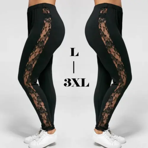 US Womens Plus Size Solid Leggings Stretch Pants Long Full Length One 1X 2X 3X High-stretch lace leggings
US Womens Plus Size Solid Leggings Stretch Pants Long Full Length One 1X 2X 3X High-stretch lace leggings