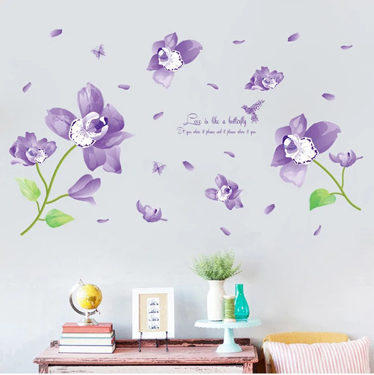 New Flowers Vinyl 3d Wall Stickers Decoration For Living Room TV Background DIY Home House Decor Kitchen Bedroom Decals Mural
New Flowers Vinyl 3d Wall Stickers Decoration For Living Room TV Background DIY Home House Decor Kitchen Bedroom Decals Mural