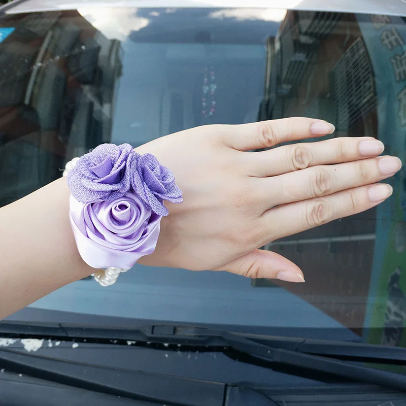 In Stock Lilac Satin Rose Pearl Beaded Wrist Flowers Bridal Marriage Wrist Corsages Artificial Hand Flower Party Decor SW0600
In Stock Lilac Satin Rose Pearl Beaded Wrist Flowers Bridal Marriage Wrist Corsages Artificial Hand Flower Party Decor SW0600