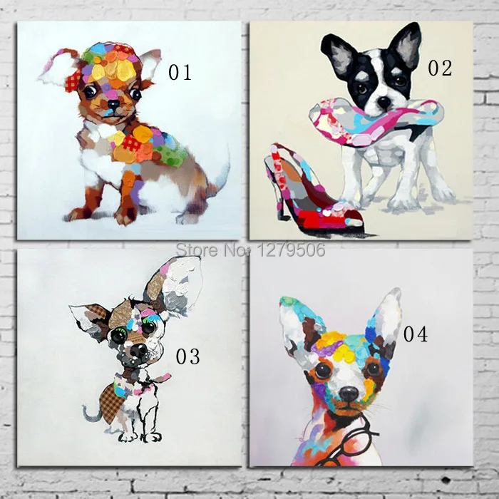 Large Size Canvas Painting Modern Abstract Poster Adorable Animals Oil Painting quadro decorativo Dog Paintings For Home Decor
Large Size Canvas Painting Modern Abstract Poster Adorable Animals Oil Painting quadro decorativo Dog Paintings For Home Decor