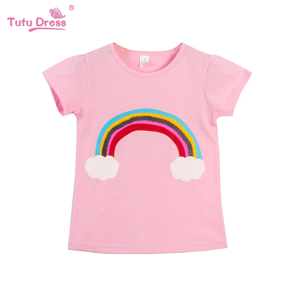 Hot Sale Kids Tops for Girls 2019 Summer Short Sleeve T Shirts Cartoon Print Rainbow T Shirt 100% Cotton Lovely Toddler Tops
Hot Sale Kids Tops for Girls 2019 Summer Short Sleeve T Shirts Cartoon Print Rainbow T Shirt 100% Cotton Lovely Toddler Tops