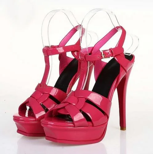 Patent Leather High Heel Platform Sandals Women T Strap Thick Heeled Sandals Summer Party Shoe Women Sandals Dress Shoes
Patent Leather High Heel Platform Sandals Women T Strap Thick Heeled Sandals Summer Party Shoe Women Sandals Dress Shoes