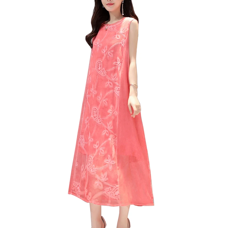 Элегантное Длинное Платье из искусственного шёлка с круглым вырезом, без рукавов, свободное платье с цветочным принтом, женское винтажное п...
Элегантное Длинное Платье из искусственного шёлка с круглым вырезом, без рукавов, свободное платье с цветочным принтом, женское винтажное п...