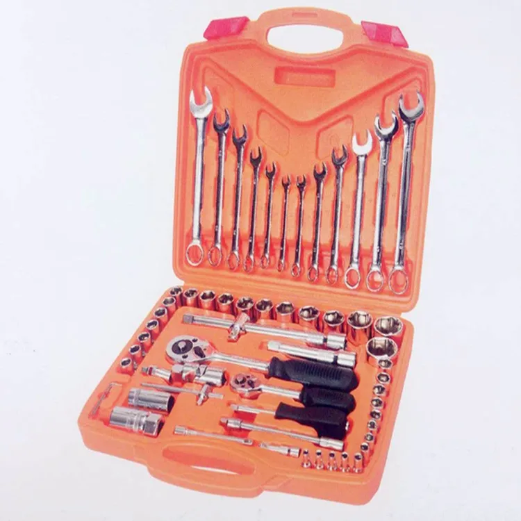 61PCS industrial multifunctional 1/2" 1/4" universal socket wrench tool kit combination spanner spark plug sleeve connecting rod
61PCS industrial multifunctional 1/2" 1/4" universal socket wrench tool kit combination spanner spark plug sleeve connecting rod