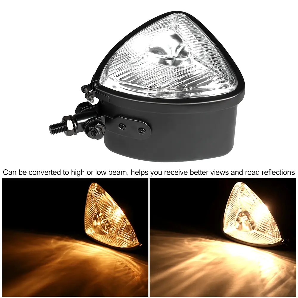New 12V Universal Motorcycle LED Headlight Headlamp Front Lights Driving Lamp Black Case
New 12V Universal Motorcycle LED Headlight Headlamp Front Lights Driving Lamp Black Case