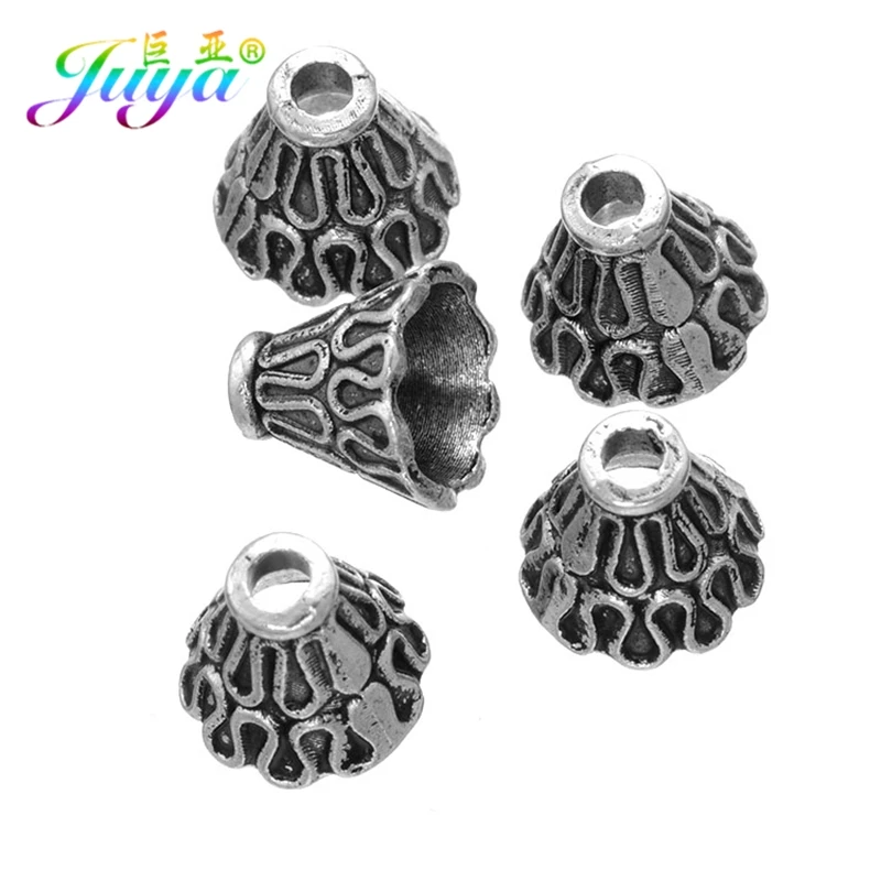 Wholesale 30pcs Metal Beads Accessories Antique Silver Color Decorative Tassels Caps Charm Beads DIY Jewelry Making Material
Wholesale 30pcs Metal Beads Accessories Antique Silver Color Decorative Tassels Caps Charm Beads DIY Jewelry Making Material