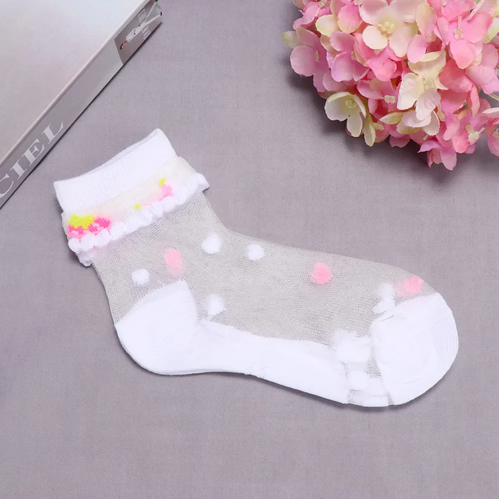 2019 Spring and Summer Children Kids Crystal Socks Ultra-thin Breathable Girls Mesh Floral Elastic Lace Flowers Socks
2019 Spring and Summer Children Kids Crystal Socks Ultra-thin Breathable Girls Mesh Floral Elastic Lace Flowers Socks