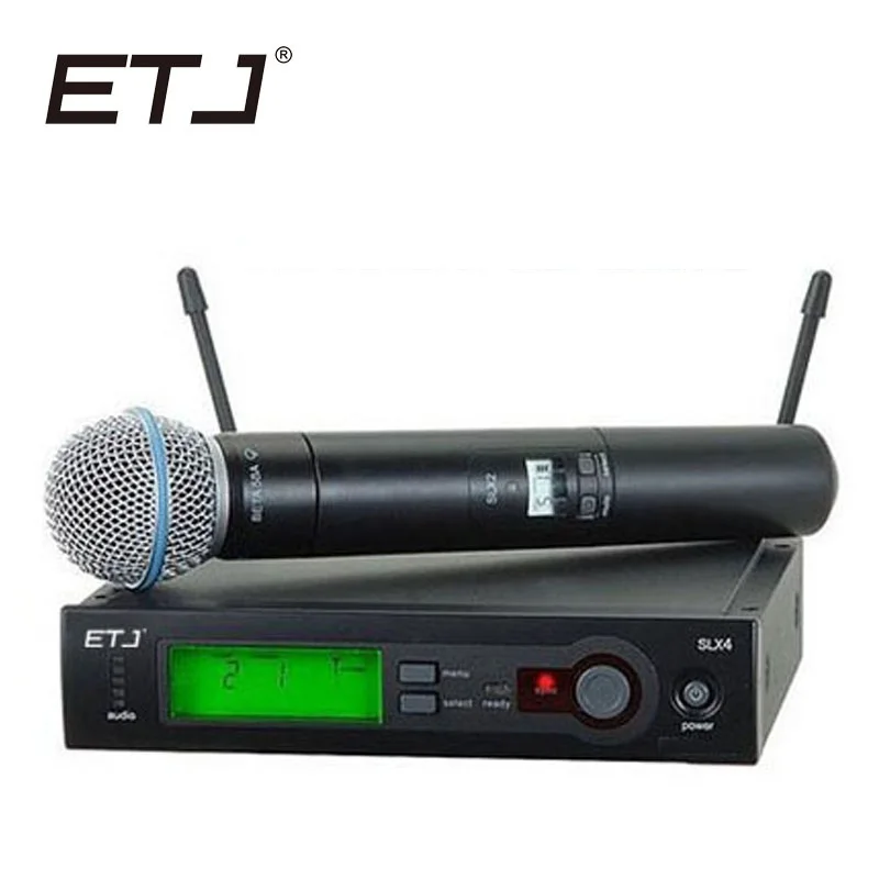Микрофон Портативный SLX SLX24 BETA58/SM58 UHF Профессиональная Беспроводная микрофонная