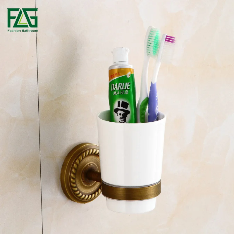 FLG Home Decoration Washroom Toothbrush Holder Antique Single Tumbler&cup Holder Wall Mount Bathroom Accessories G146-12A
FLG Home Decoration Washroom Toothbrush Holder Antique Single Tumbler&cup Holder Wall Mount Bathroom Accessories G146-12A