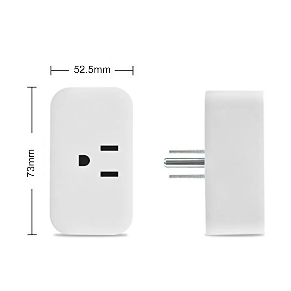 SWA5 WiFi Smart Plug Голосовое управление беспроводной переключатель времени с портами