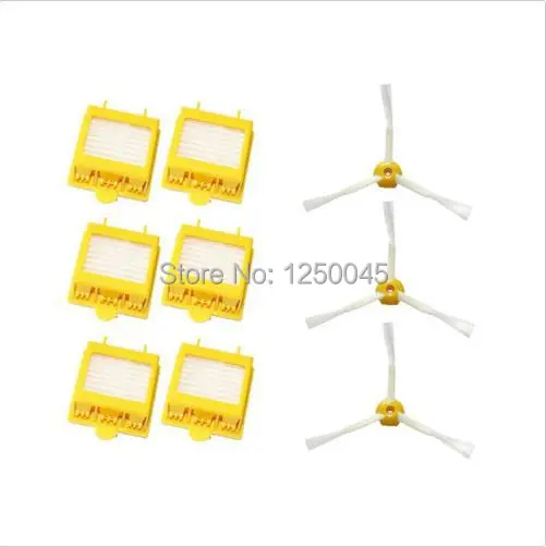 6 Filters filter + 3 Side Brush 3 Armed for iRobot Roomba 700 Series 760 770 780 Free Shipping
6 Filters filter + 3 Side Brush 3 Armed for iRobot Roomba 700 Series 760 770 780 Free Shipping