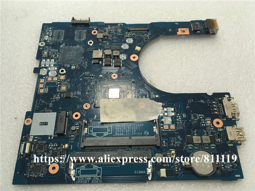 CN-0799KM 0799 км 799 км для DELL INSPIRON 5555 5455 серии Материнская плата ноутбука AAL12 LA-C142P REV: 1,0 (A00) A4-7210 материнская плата
CN-0799KM 0799 км 799 км для DELL INSPIRON 5555 5455 серии Материнская плата ноутбука AAL12 LA-C142P REV: 1,0 (A00) A4-7210 материнская плата